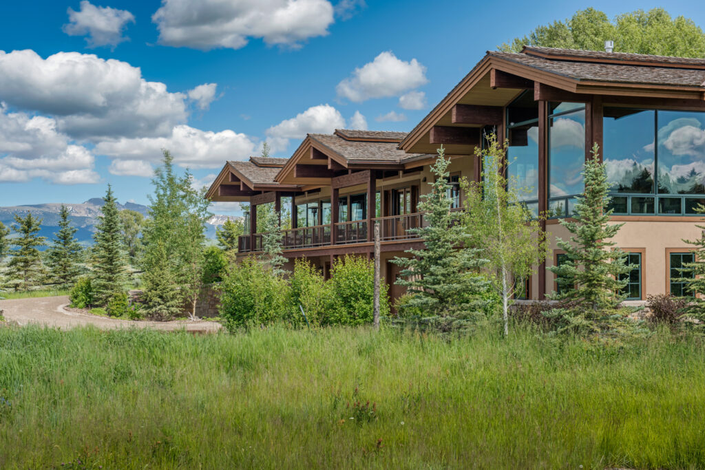 Gate House at Antelope Trails Ranch, with Teton views