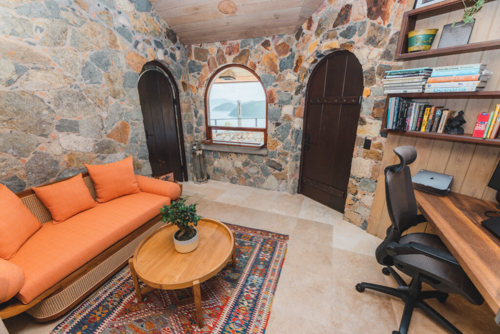 Air-conditioned office at Valhalla, Catherineberg, St. John